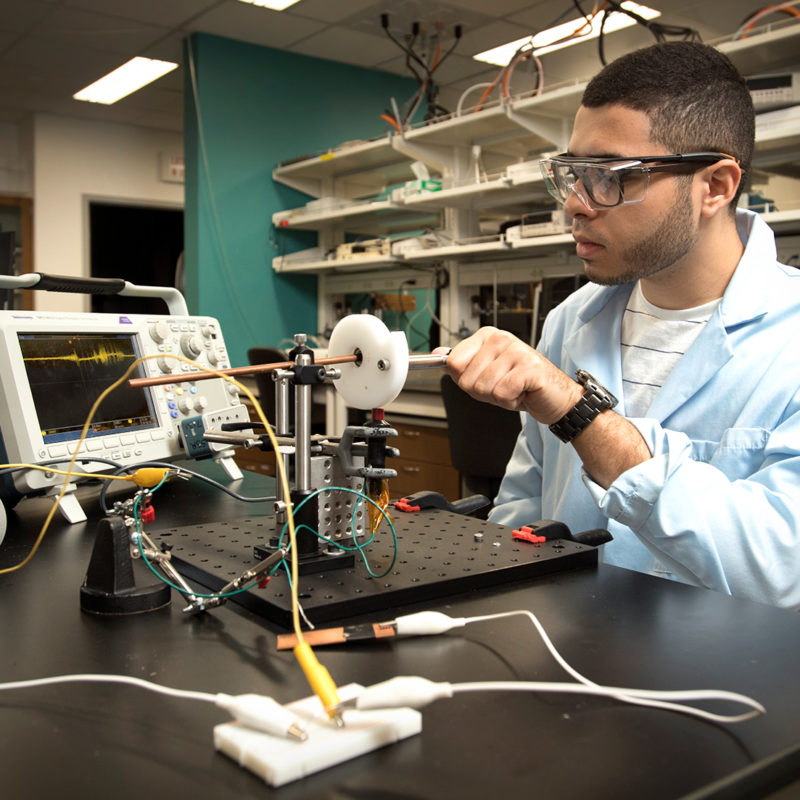 Summer REU student Federico Hita