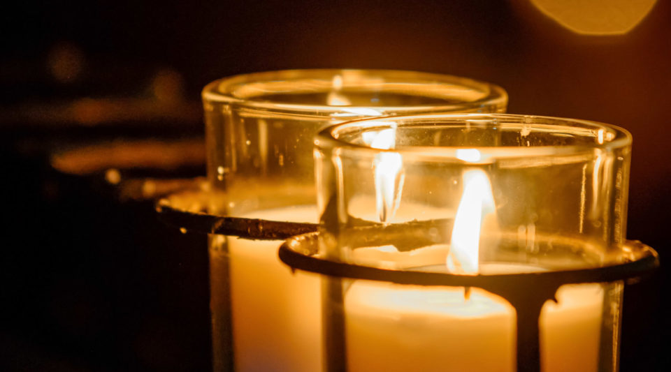 Grotto candles (Photo by Matt Cashore/University of Notre Dame)